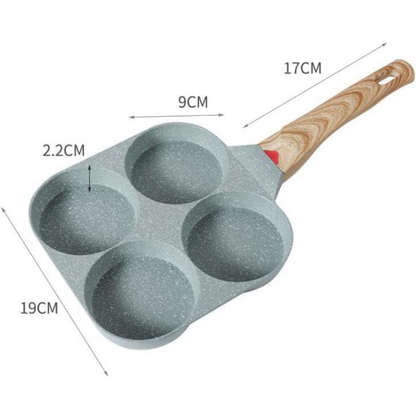 QuadChef™ 🍳 - Sartén 4 espacios 🔥