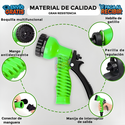 FlexiFlow™ 💦 - Manguera expandible multifunción 🚗