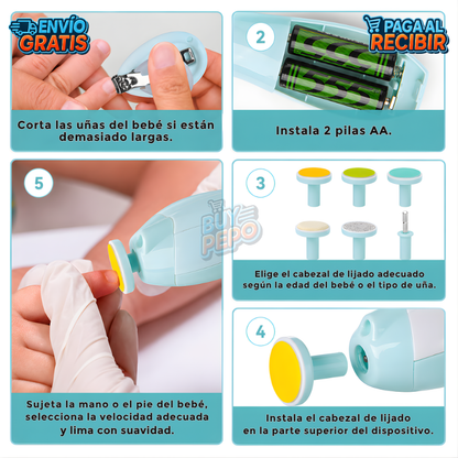 NailSoft™ 👶 - Lima uñas suave 🍼