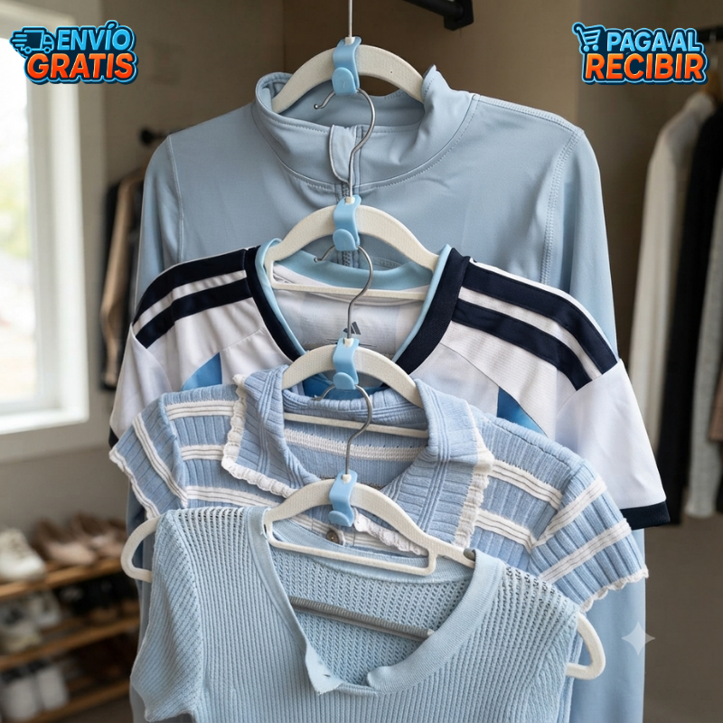 SpaceHook™ ✨ - Ganchos organizadores closet 👔