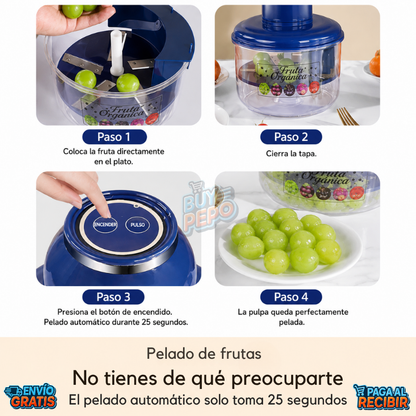 PeelPro™ 🍎 - Pelador eléctrico de frutas ⚡