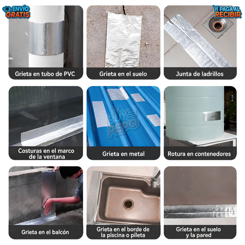 SealFlex™ 🛠️ - Cinta sella goteras 10cmx5mt 💧