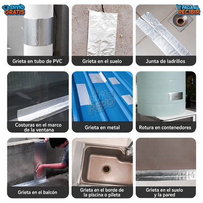 SealFlex™ 🛠️ - Cinta sella goteras 10cmx5mt 💧