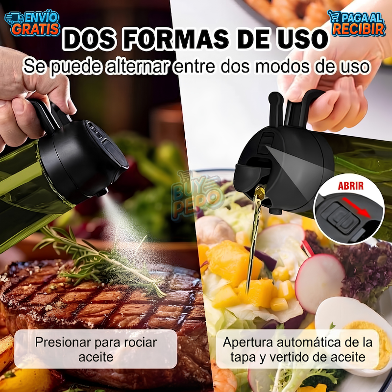 OilFlow™ 🫒 - Dispensador doble precisión ✨