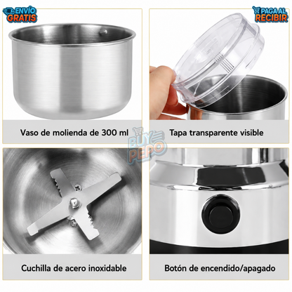 PowerMill™ 💥 - Molino multifunción eléctrico ☕