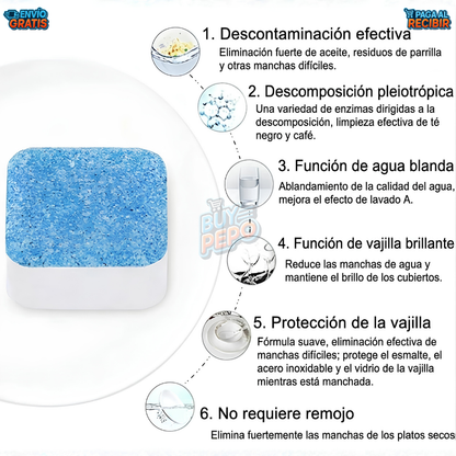PureWash™ 🧼 - Pastillas limpia lavadora ✨