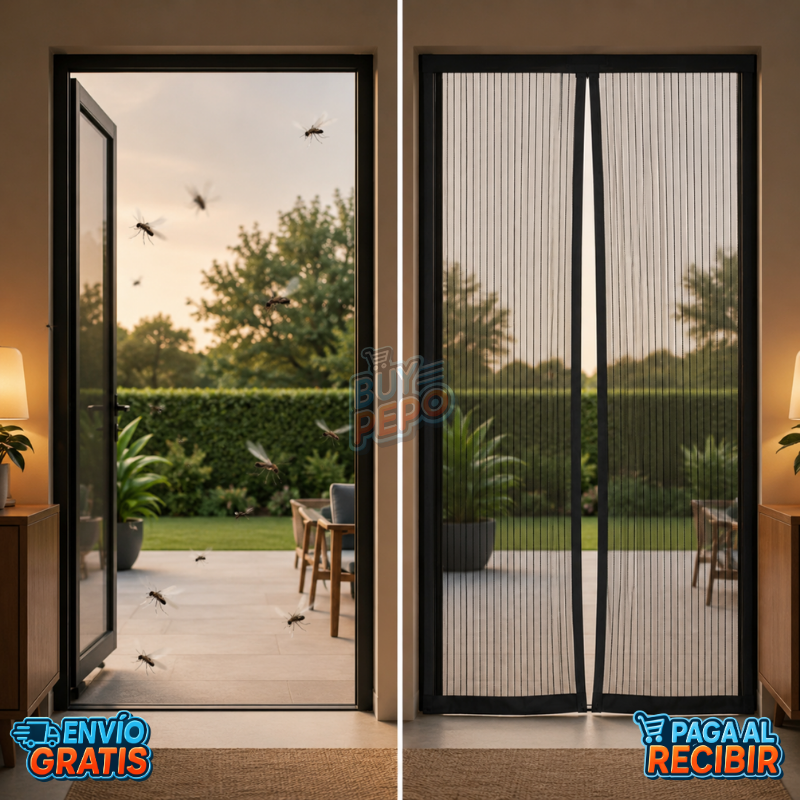 MosquiBlock™ ✨ - Cortina magnética antimosquitos 🚪