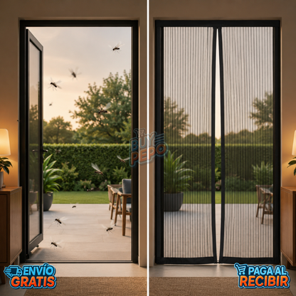MosquiBlock™ ✨ - Cortina magnética antimosquitos 🚪