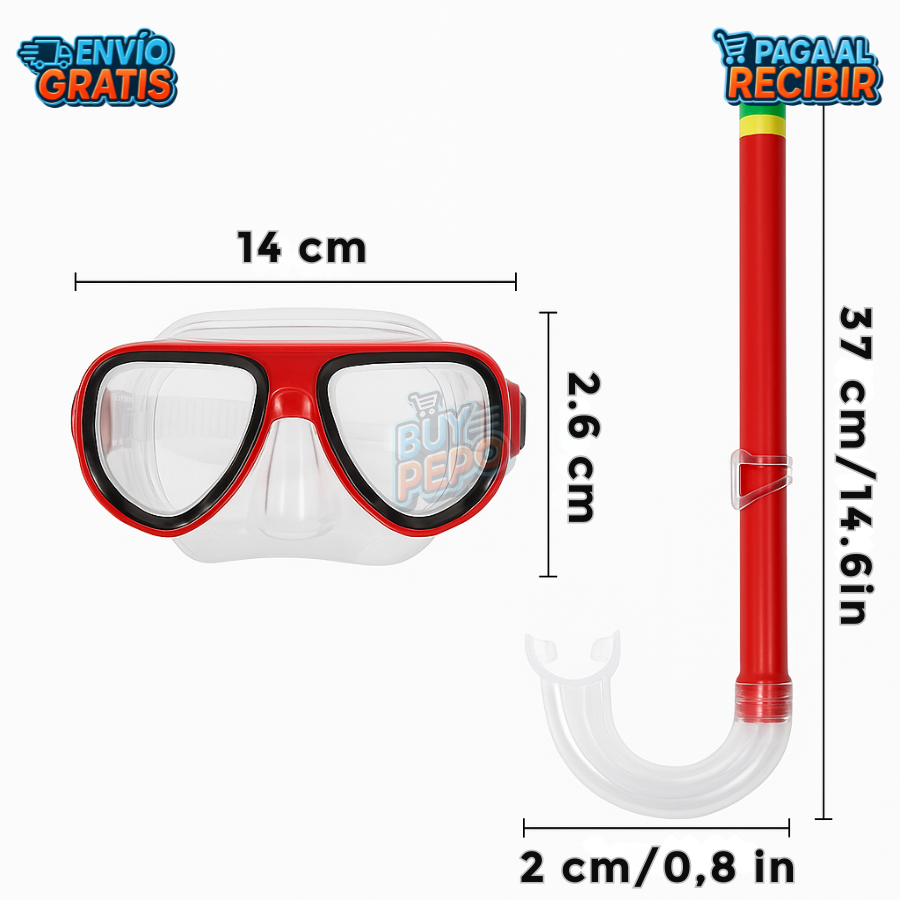 AquaSight™ 🌊 - Máscara snorkel panorámica 🤿