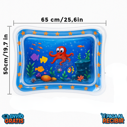AquaNest™ 🐠 - Alfombra bebé estimulación temprana 🧸
