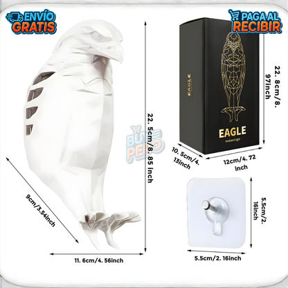 AquilaGlow™ 🦅 - lámpara águila 3D 💡