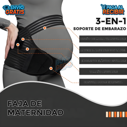 MammaLift™ 🤰 - Faja soporte embarazo 💖