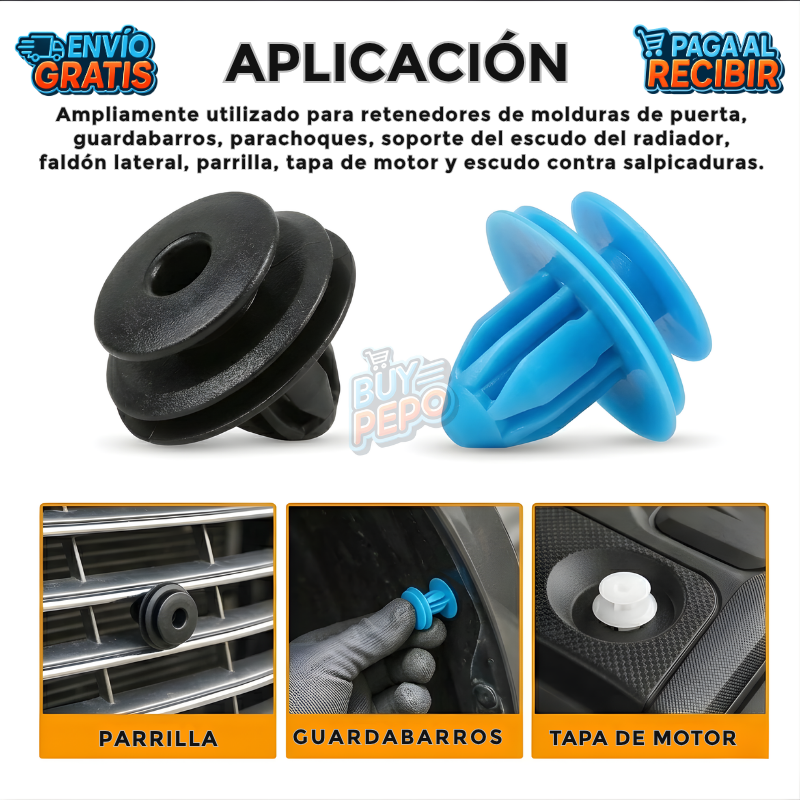 ClipFixer™ 🔧 - Kit Grapas para auto resistentes 🚗