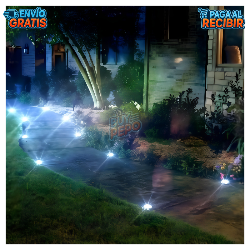 SolarGlow™ 🌿 - Pack 4 luces LED solares ☀️