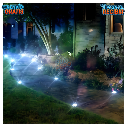 SolarGlow™ 🌿 - Pack 4 luces LED solares ☀️