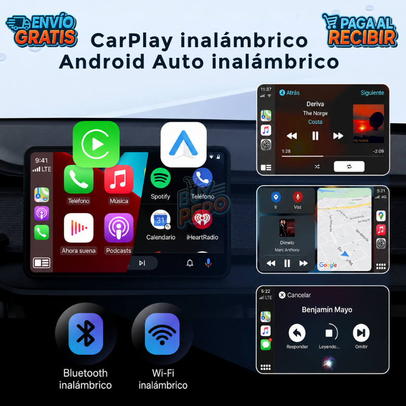 AutoSync™ 🔗 - Adaptador conexión inalámbrica 🚗