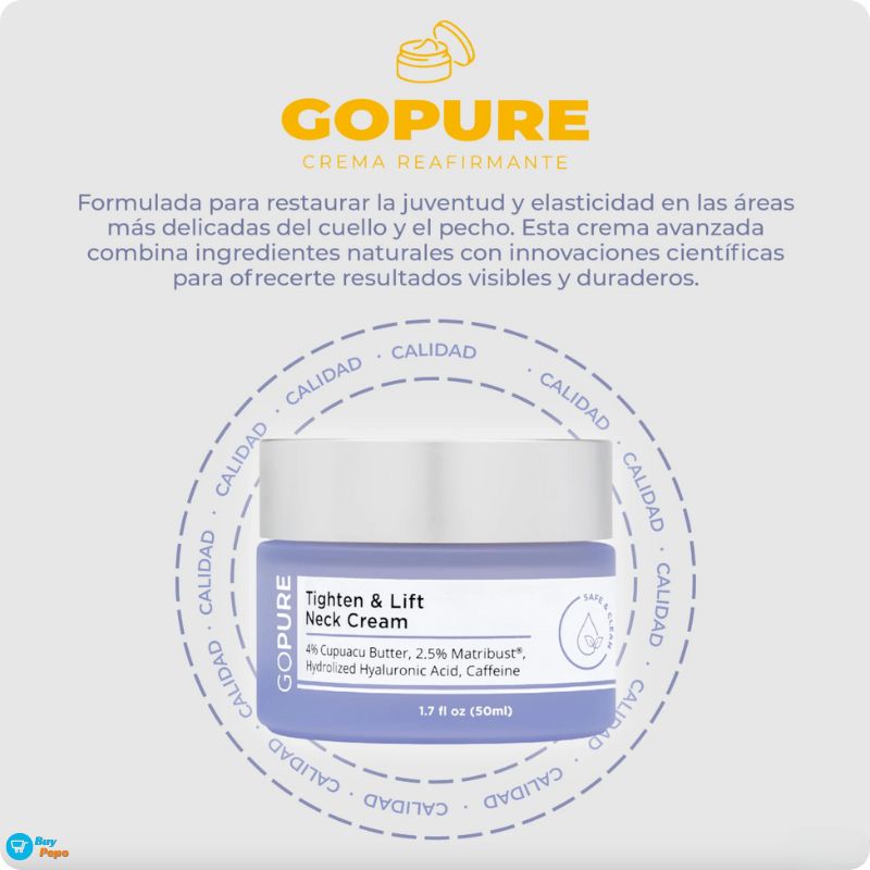 😍 CREMA REAFIRMANTE GOPURE®