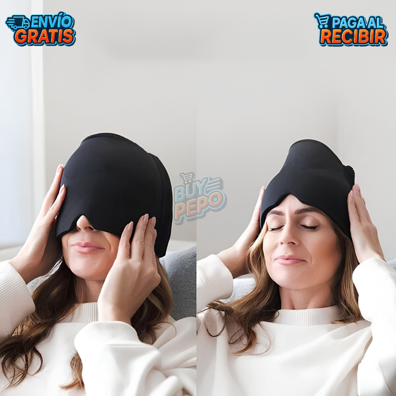 ColdRelief™ 🧊 - Gorro de gel para migraña ❄️