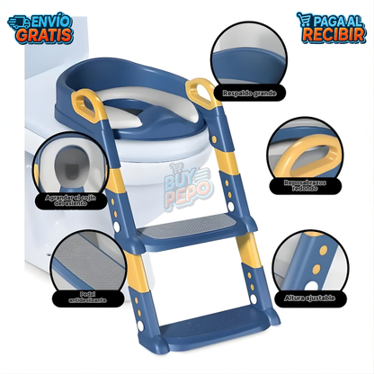 StepPotty™🪜 - Asiento con escalera 👶