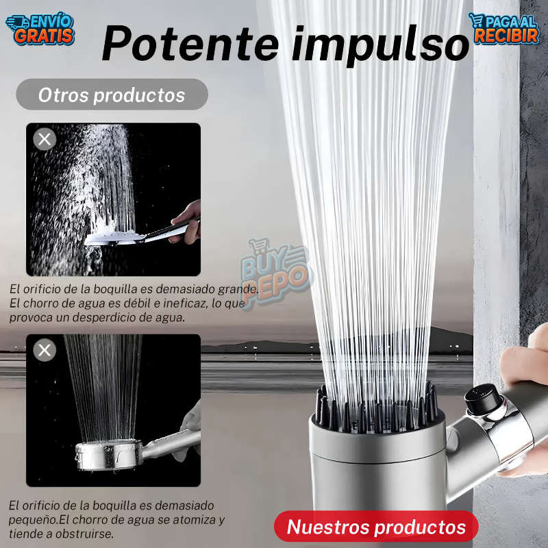 AquaSpa™ 💧 - Cabezal Ducha Alta Presión 🚿