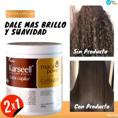 Essencia Capilar® - Botox Capilar 🌟 Rejuvenece con Brillo ✨ y Suavidad 💆‍♀️ 400gr