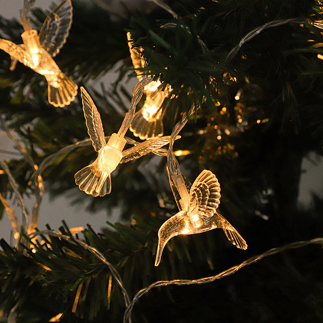 Guirnalda solar LED de picaflores
