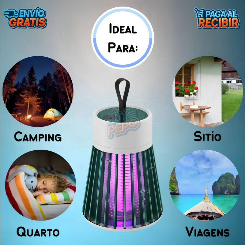 UltraTrap™ 💜 - Lámpara elimina mosquitos 💡