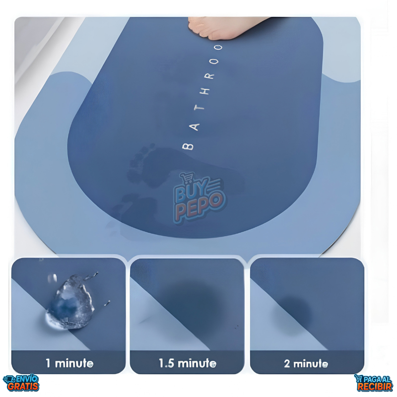 AquaStop Pro™ 💧 - Alfombra antideslizante baño ✨