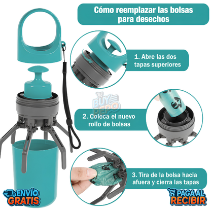 PawClean™ 🐾 - Recogedor portátil premium 🚶