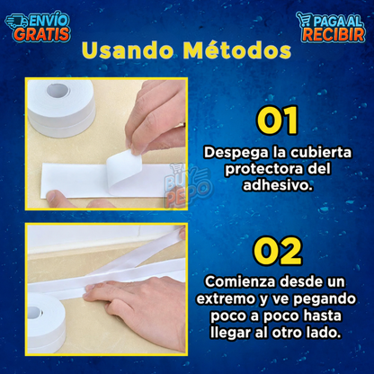 MoldGuard™ 🚿 - Cinta antimoho hogar 6mt ✨