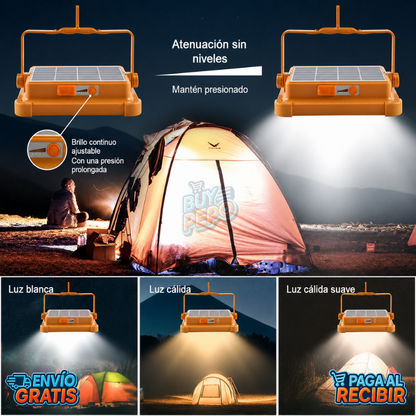 SolarReady™ 🔦 - Lámpara de emergencia solar ☀️