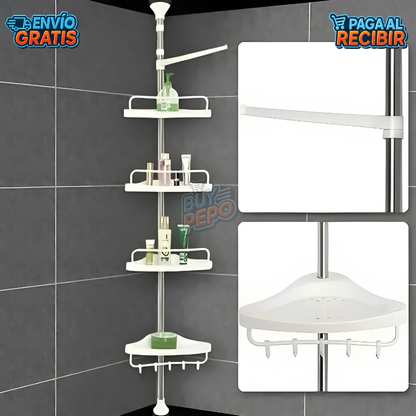 CornerSpa™ 🚿 - Esquinero organizador ducha ✨