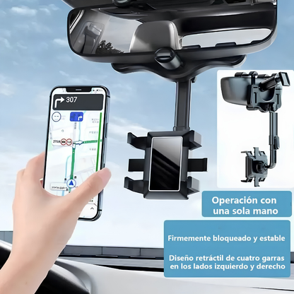 MirrorGrip™ 🚗 - Soporte retrovisor móvil 📱