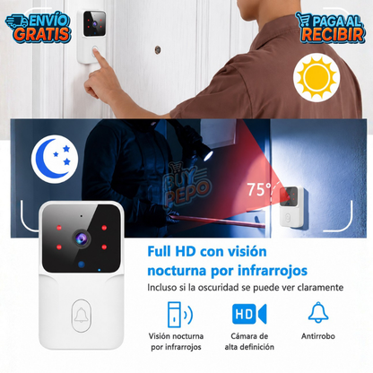 VisionBell™ 📷 - Timbre WiFi inteligente 🔔