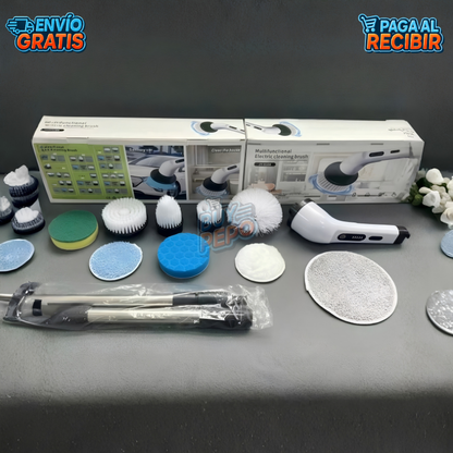 PowerScrub 7™ 🧼 - Limpiador giratorio inalámbrico 🔋