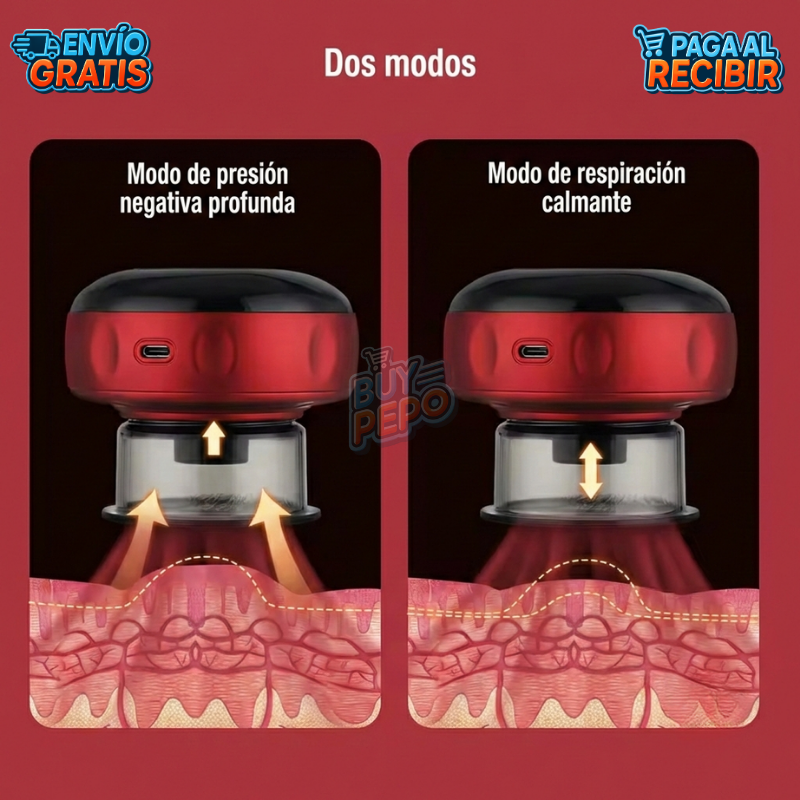 CuppingPro™ 🔥 - Masajeador de ventosas 3 en 1 💆