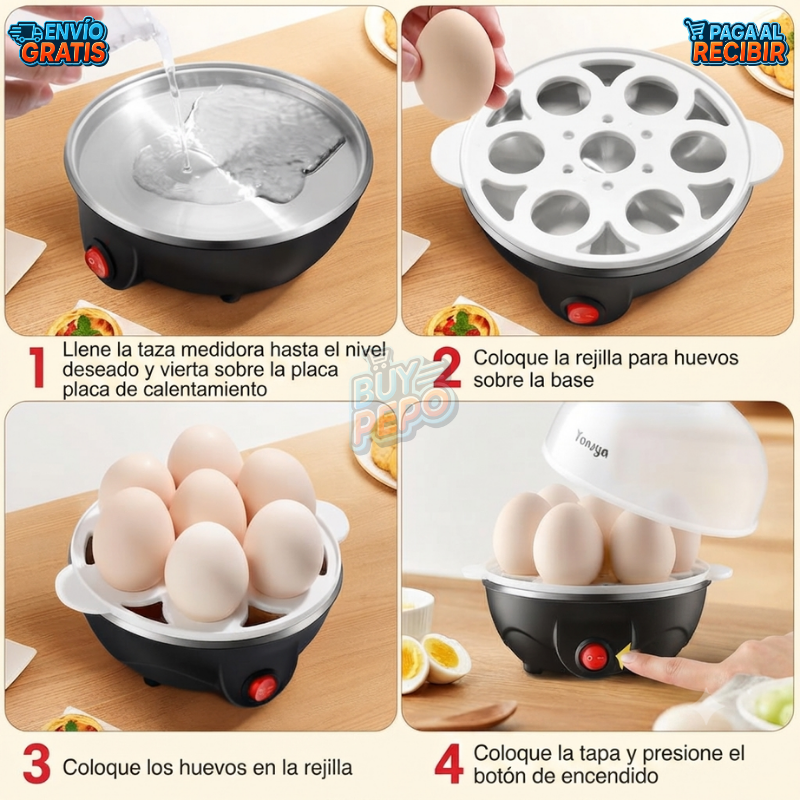 QuickEgg™ 🍳 - Huevos perfectos al instante ⏱️