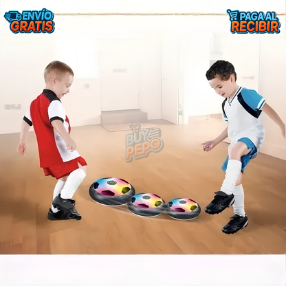 HoverGoal™ ⚽ - Pelota flotante LED 🌈