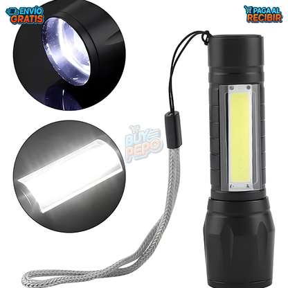 PocketBeam™ 🔦 - Linterna LED recargable USB ⚡