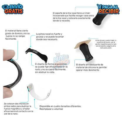 MagnoBreath™ 😴 - Tiras antironquidos nasales 👃
