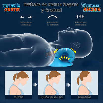 NeckRelief™ 💤 - Cojín cervical alivio cuello 💆‍♂️