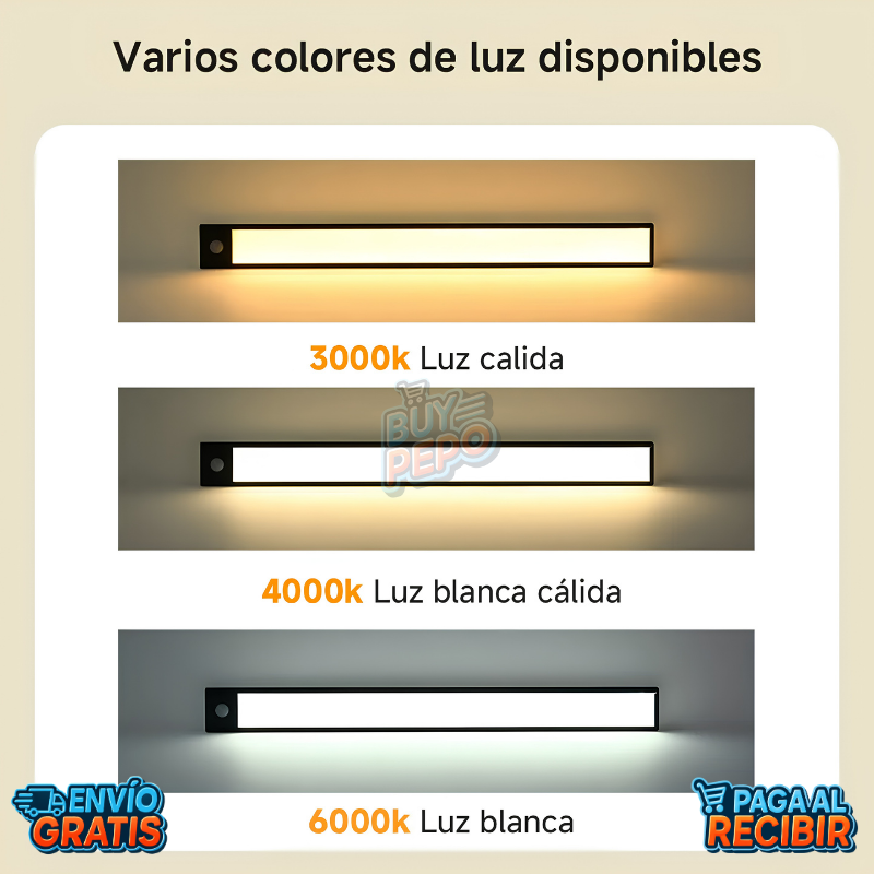 LumiSense™ 💡 - Barra LED inteligente 🚶