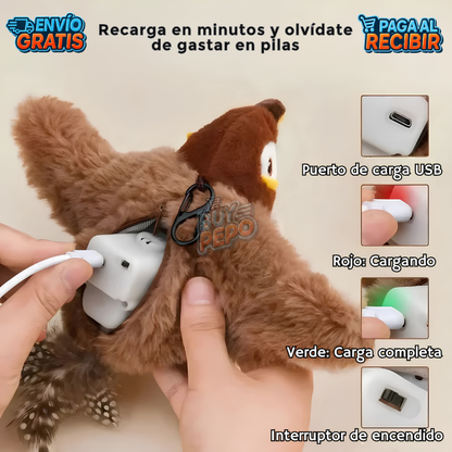 FlyCat™ 🐦 - Pájaro interactivo volador 🐱