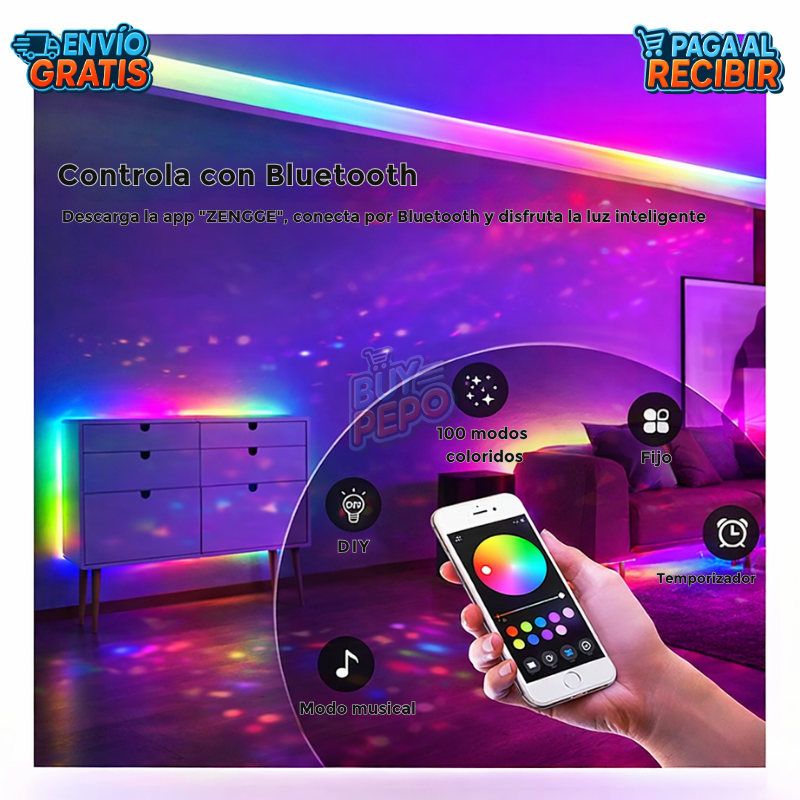 AuraStrip™ ✨ - tira led decorativa 💡