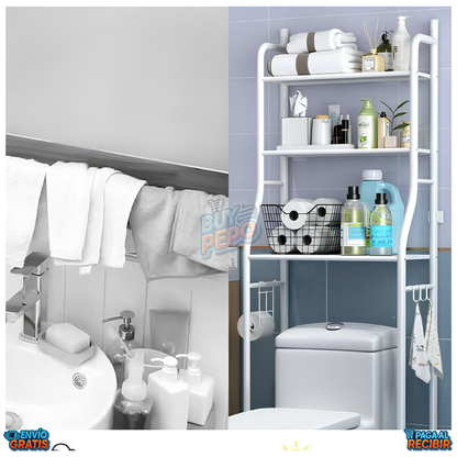 BathSpace™ 🛁 - Estante organizador 3 niveles ✨