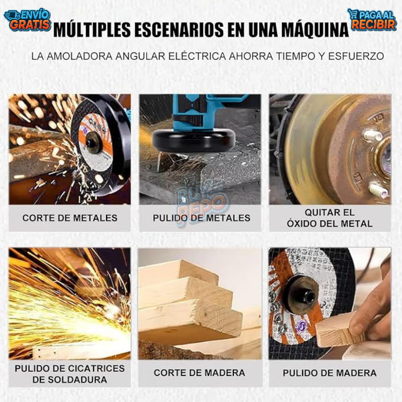 CutMax™ ⚡ - Mini Amoladora Inalámbrica 🔧