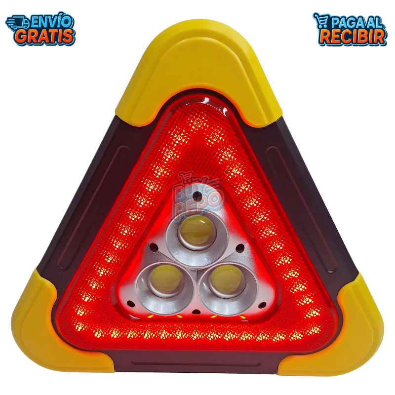 SafeRoad™ 🚨 - Triángulo de emergencia LED ✨