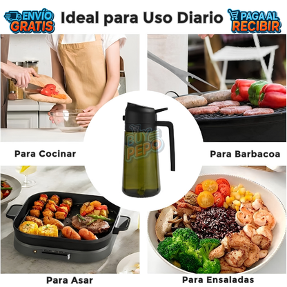 OilFlow™ 🫒 - Dispensador doble precisión ✨