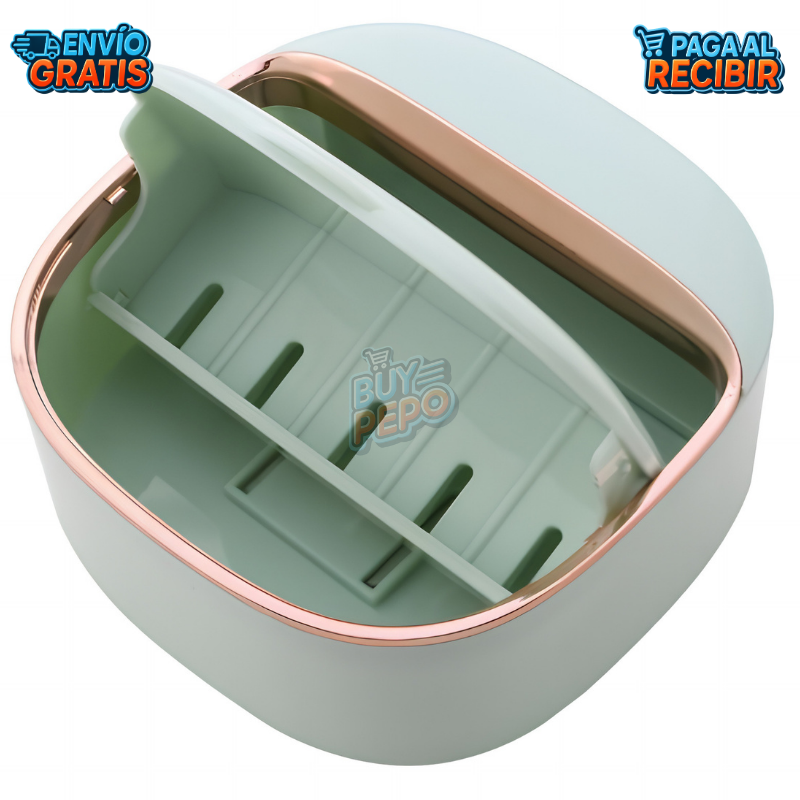 DrySoap™ 🧼 - Jabonera con drenaje 💧