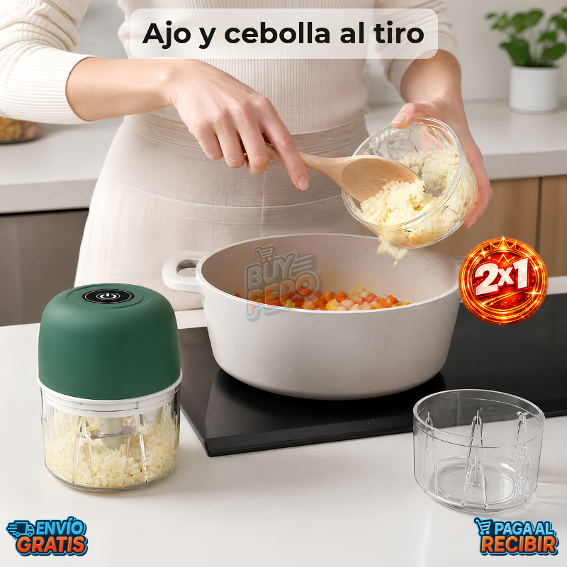 ChopSwift™ 🧄 - Mini picadora eléctrica recargable 🔋
